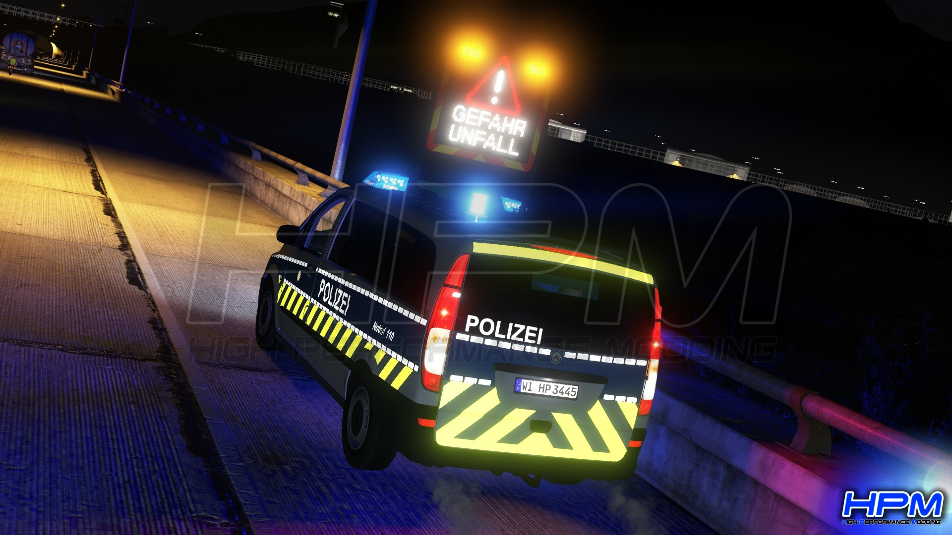 M.B. Vito 2010 Autobahnpolizei Hessen [ELS|Traffic Board|Wiper] - GTA5 ...